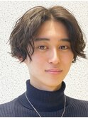 冬◎20代30代メンズ王道かっこいい清潔感センターパート