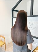髪質改善カラー＋髪質改善ストレート