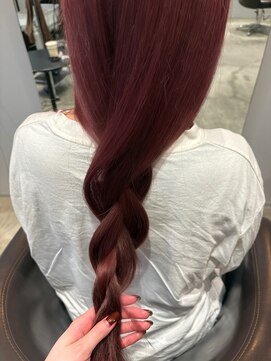 ケリーアン 太田(kelly.un) 暖色カラー/チェリーレッド/ツヤ感カラー