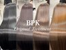 リタッチカラー＋自社オリジナル髪質改善BPKケラチン6Step Tr+超音波/￥13800