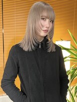 ラッドルーム(LAD ROOM.) レイヤーカット/顔周りレイヤー/ミルクティーベージュ