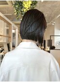【東大阪布施】ぱつっと切りっぱなしボブ