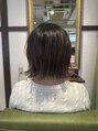 ネウィサリュー 立川(newi saLyu) 切りっぱなしボブ。外ハネしてより可愛さアップ!!