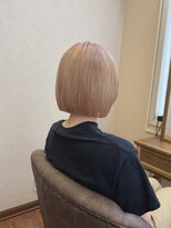メルク(merc)&nbsp;レイヤー ボブ ショート インナーカラー 韓国