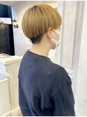 福山Caary刈り上げマッシュ2ブロックベリーショート20代30代40代