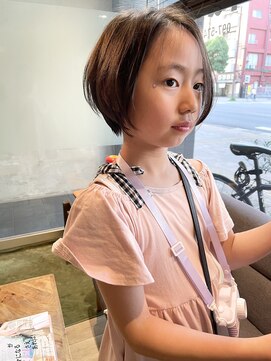 ファム ヘアーデザイン(fam hair design) キッズ大人ショート