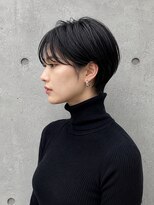 ゲイン(Gain)&nbsp;ショートカット×白髪ぼかし、ハイライト×縮毛矯正×髪質改善