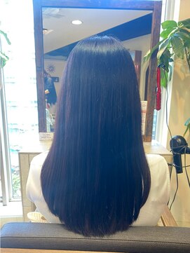 ヘアリゾート粋 ティガ 池袋店(tiga) ストレートヘア/艶髪/黒髪ロング