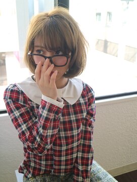 フェリシータ 服部店(felicita) 透明感UP外国人風ふんわりマッシュボブ