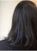 インナーカラーブルー