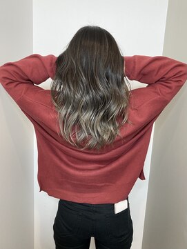 ナンバー(number+) 20代30代ダブルカラーブリーチ立体感グラデーション透明感