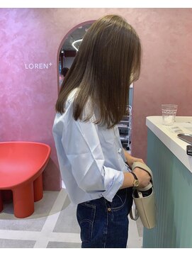 ローレンジウ(LOREN JU) 【髪質改善】シアーグレージュカラー