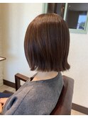 ナチュラルスタイルの外ハネボブ  20代/30代/40代
