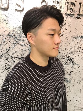 オーパスクリエ (OPUS CREER) 七三2ブロックアップバングショート！！