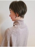 美シルエットグラデーションボブ/ニュアンスカラー