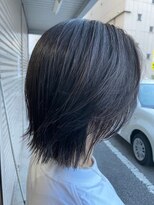 アトリエナガノ(atelier nagano)&nbsp;ショートボブ/ニュアンスカラー/ツヤ髪スタイル/ブルージュ