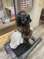 ヘアセット アリエス 新宿駅前店(aries)&nbsp;韓国風ハーフアップ♪