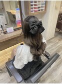 韓国風ハーフアップ♪