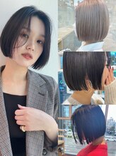 *角度*で変わる《内巻きボブヘア》の印象の違い★[仙台/仙台駅/広瀬通/髪質改善/men's/学割U24/韓国/ボブ]