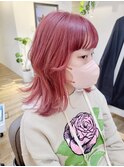 ウルフキャンディピンクヘア
