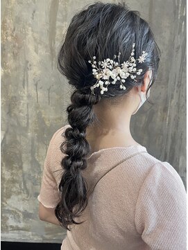 フルアヘッド(FULL A HEAD) 編みおろしアレンジ