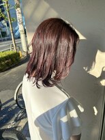 デイジー インデックスヘア 大島店(DAISY index hair) 韓国レイヤー×明るめワインカラー￥9900