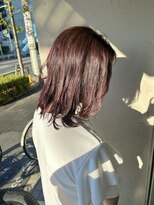 デイジー インデックスヘア 大島店(DAISY index hair)&nbsp;韓国レイヤー×明るめワインカラー￥9900