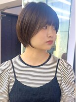 ロンドシエル 横浜(Lond ciel)&nbsp;韓国丸みショートボブ×ショコラアッシュ/横浜ヘルシースタイル