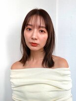 ジョエミバイアンアミ(joemi by Un ami)&nbsp;★くびレイヤーエモージュ前髪薄めバング小顔カット大人ガーリー