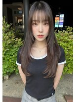 オズドロシー(Oz Dorothy) ベージュグレー黒髪レイヤーくびれヘア小顔10代20代30代40代