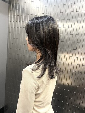 ボアップ(boappu) #レイヤーカット#レイヤー#ウルフカット#黒髪