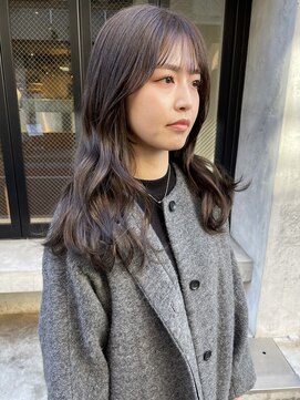 コフィー バイ メルト 吉祥寺(cofy by melt) 【松本咲花】韓国グレーベージュレイヤーロングニュアンスカラー
