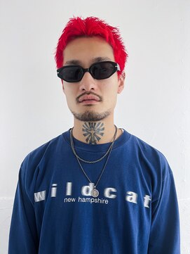 ランズサンズ 表参道(runsuns) レッドスパイキーショート