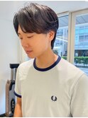 メンズ センターパート カルマパーマ