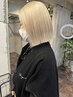 【リタッチ継続】ケアブリーチ根元リタッチ＋ワンカラー　※根本2cm程度