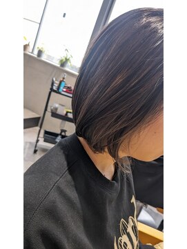 アーツ 茅ヶ崎(arts) 前髪/マチルダボブ/ピンクベージュ/インナーグレージュ/ショート