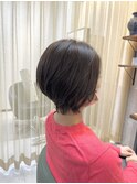 ショートオリーブベージュ