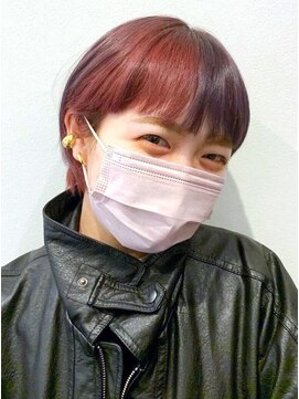 カノエ 博多ミスト店(canoe) ツートンカラー ハイトーンカラー ベリーショート