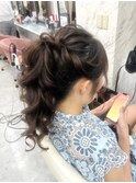 ガーリースタイル/心斎橋/ヘアメ/セットサロン