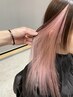 インナーカラー＋全体カラー＋カット　￥16000