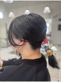 スカーフで簡単アレンジ
