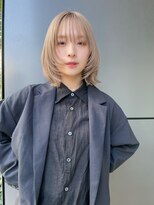 トルネード(TORNADO) ブロンドベージュ フェイスレイヤーボブt47