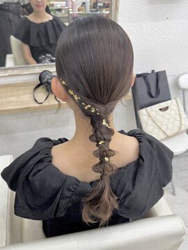 プティクローシェ バイ クオーレ(petite cloche by CUORE) タイト編み下ろし