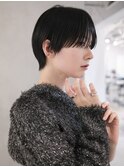 ▽コンパクトショートミニウルフブリーチなし前髪ミディアム新宿