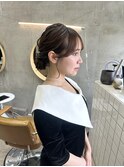 ヘアセット/お呼ばれヘア/パーティーヘア/夏アレンジ