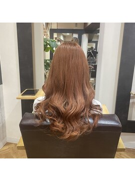 ビー オン ディー ヘア 池袋(BonD hair) オレンジブラウン【池袋/髪質改善/ハイライト】