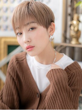 カバーヘア ブリス 戸田公園西口店(COVER HAIR bliss) マッシュショート外国人風インナーカラーh4戸田公園20代30代40代