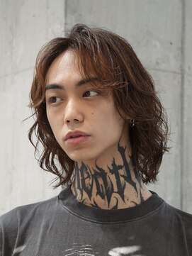 フィフスパーク(fifth PARK) メンズミディアムメンズロングメンズボブ緩めスパイラルパーマ