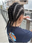 【marfe】コーンロウ＿キッズダンスヘア＿キッズヘアアレンジ
