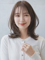 セイドット リー(Say. Ree)&nbsp;say.イメチェン外ハネボブ美髪ワイドバングミルクティーベージュ